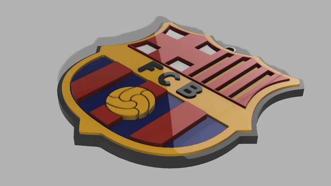 Logo FC Barcelona 3D - Đồ Trang Trí & Quà Tặng Cho Fan - Image 2