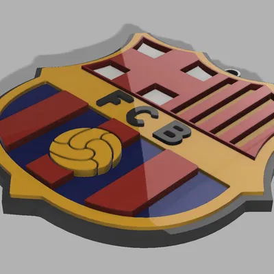 Logo FC Barcelona 3D - Đồ Trang Trí & Quà Tặng Cho Fan
