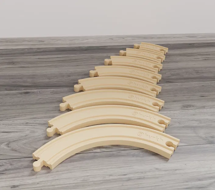 Đường ray tương thích cho đường sắt gỗ LIDL/IKEA - Image 1