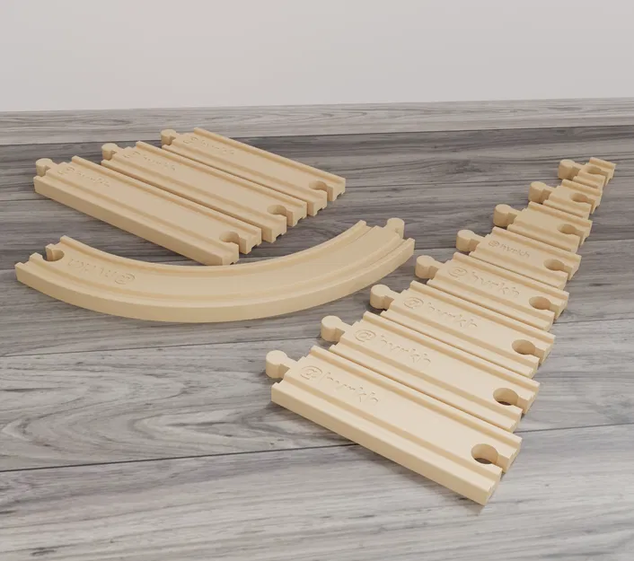 Đường ray tương thích cho đường sắt gỗ LIDL/IKEA - Image 2