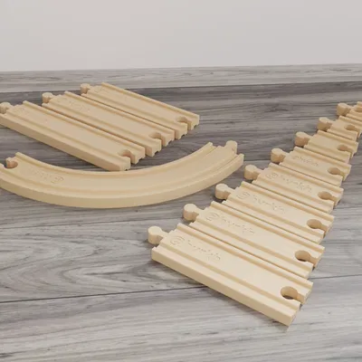 Đường ray tương thích cho đường sắt gỗ LIDL/IKEA