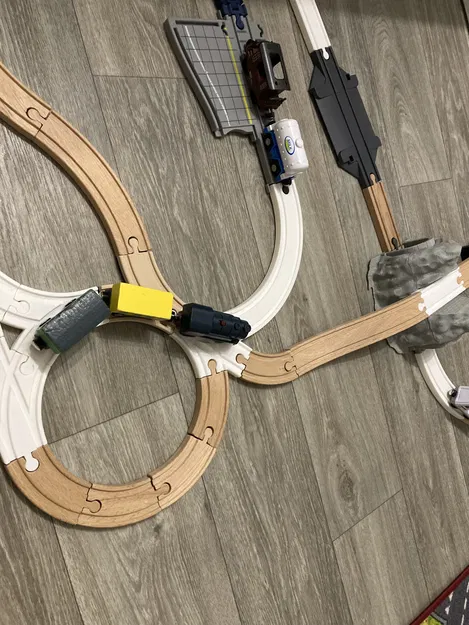 Đường ray tương thích cho đường sắt gỗ LIDL/IKEA - Image 3