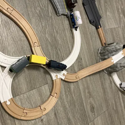 Đường ray tương thích cho đường sắt gỗ LIDL/IKEA