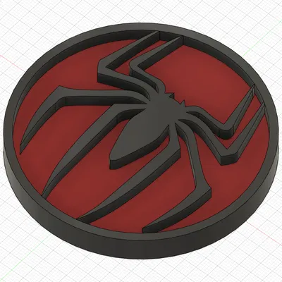 Đế Lót Ly Hình Logo Spider-Man Độc Đáo Cho Fan Marvel