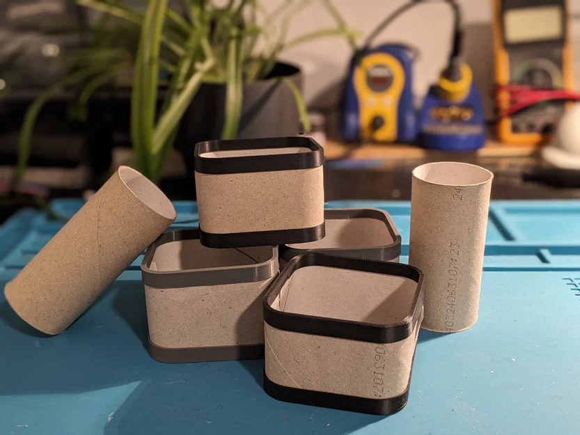 Khay Cardboard Gridfinity Bins (tận dụng carton, nhẹ và tiết kiệm filament) - Image 1