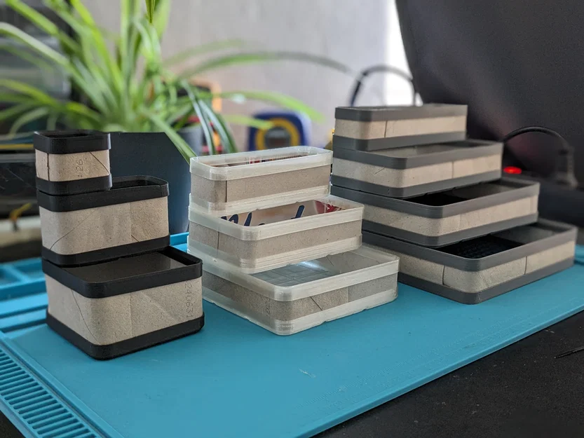 Khay Cardboard Gridfinity Bins (tận dụng carton, nhẹ và tiết kiệm filament) - Image 4