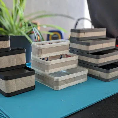 Khay Cardboard Gridfinity Bins (tận dụng carton, nhẹ và tiết kiệm filament)