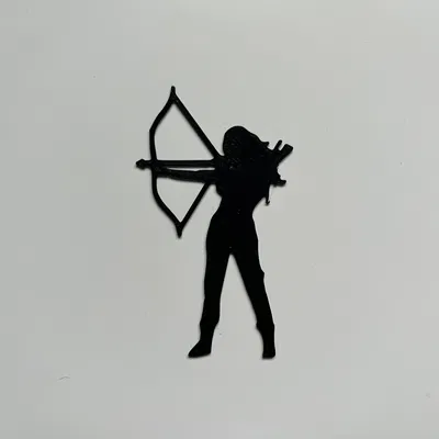 Tranh Trang Trí Tường Hình Nữ Cung Thủ