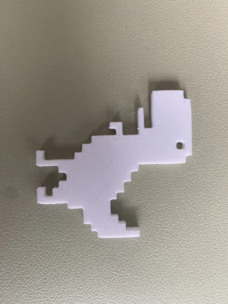 Mô Hình Khủng Long Chrome Dino Pixel Art 3D - Image 1