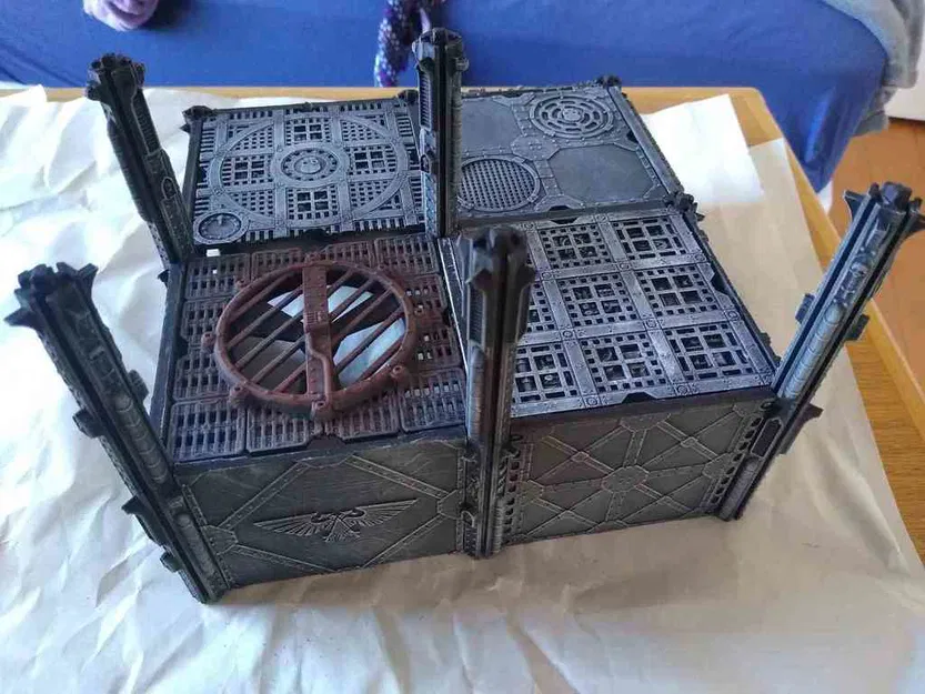 Sàn và Tường cho hệ địa hình Warlayer (Floors and Walls for Warlayer terrain system) - Image 1