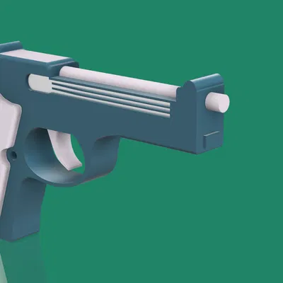 Súng ngắn 3D (không hoạt động) – Mẫu trưng bày tinh xảo