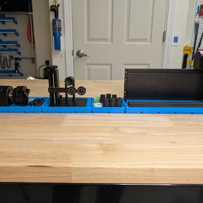 Gridfinity cho bộ quay XTool RA2 Pro (Rotary Attachment)