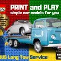 Mô Hình Xe Cứu Hộ VW Bus LEGO 3D - Thumbnail 1