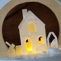 Weihnachtskugel – Quả cầu Noel nhỏ có đèn nến tealight - Thumbnail 3