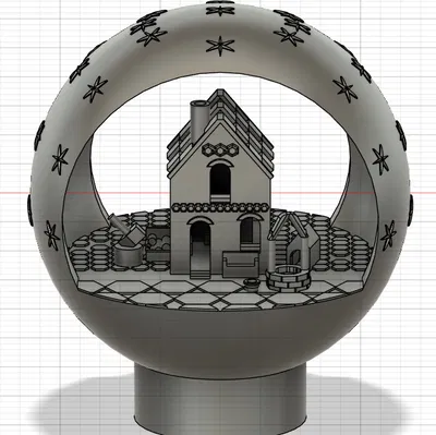 Weihnachtskugel – Quả cầu Noel nhỏ có đèn nến tealight