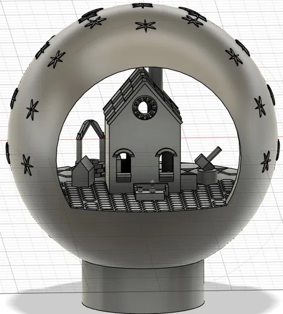 Weihnachtskugel – Quả cầu Noel nhỏ có đèn nến tealight - Image 5