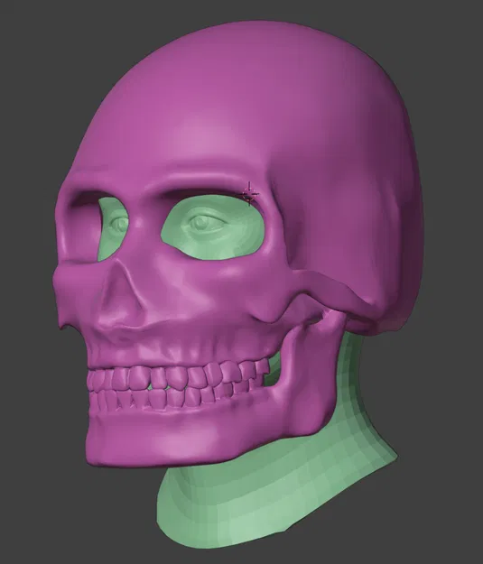 Skull Helment v1 – Mũ/Helmet Đầu Lâu (Halloween) - Image 4