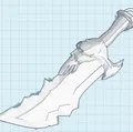 Mô Hình Lưỡi Hái Chaos (Blade of Chaos) 3D Cho Cosplay - Thumbnail 2