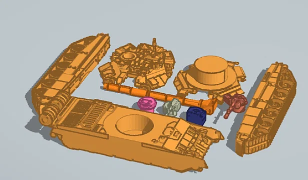 Mô hình xe tăng T-90 (Nga) với tháp pháo xoay - Image 1