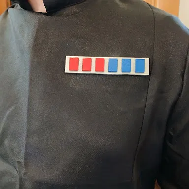 Rank Bar sĩ quan Đế Chế 501st Star Wars tùy biến (Customizable Imperial Officer Rank Bar)