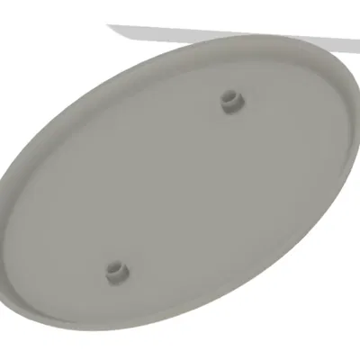 Nắp che hộp điện tròn (Round Electrical Box Cover)