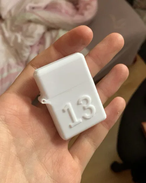 Vỏ Bật Lửa Zippo In 3D Họa Tiết Số 13 Cá Tính - Image 1