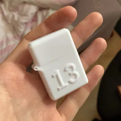 Vỏ Bật Lửa Zippo In 3D Họa Tiết Số 13 Cá Tính