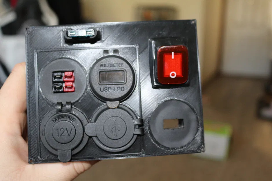 Gá gắn panel cho ANDERSON POWER POLE (Panel Mount) - Image 3