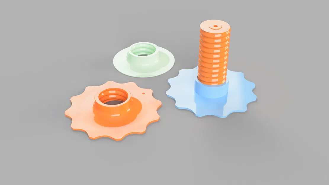 Python - File STEP cho Spool Holder - Image 1