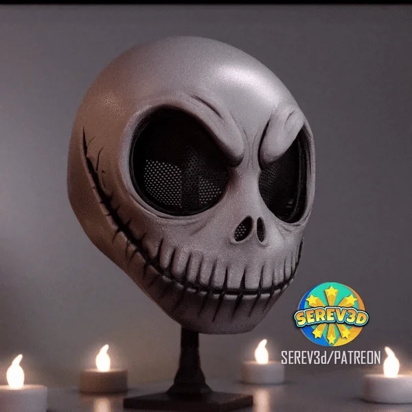 Mask Jack Skellington (Nightmare Before Christmas) - SEREV3d