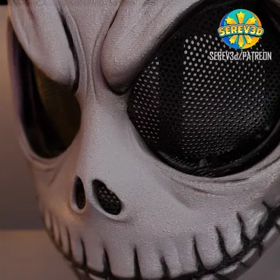 Mask Jack Skellington (Nightmare Before Christmas) - SEREV3d