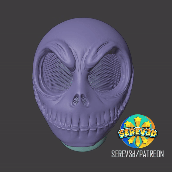 Mask Jack Skellington (Nightmare Before Christmas) - SEREV3d - Image 6