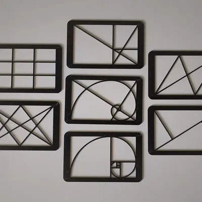 Bộ Khung Căn Chỉnh Ảnh Nghệ Thuật 3D Theo Quy Tắc Bố Cục