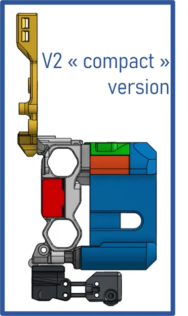 DB4ENG Dragon Burner mount Ender3 NG – Giá đỡ Dragon Burner cho Ender3 NG - Image 2