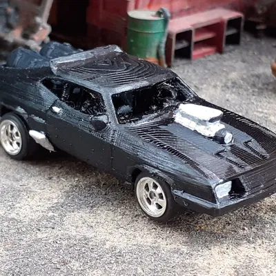 Mad Max Interceptor V8 Ford Falcon Gaslands (tỉ lệ 1/64, có phụ kiện)