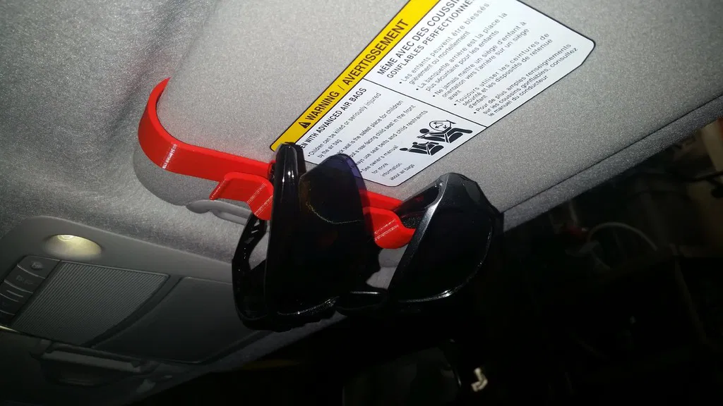 Kẹp đôi kính mát cho tấm chắn nắng (Visor Double Sunglasses Clip) - Image 1