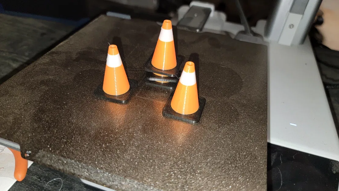 Cọc tiêu giao thông 3D cho xe RC - Image 1