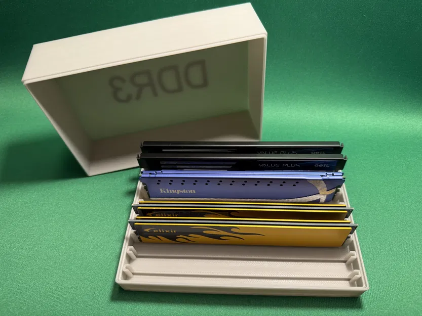 Hộp đựng RAM (DDR5, DDR4, DDR3) có nắp - Image 1