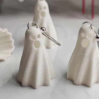 Bông Tai Ma Halloween 3D - Phụ Kiện Độc Đáo