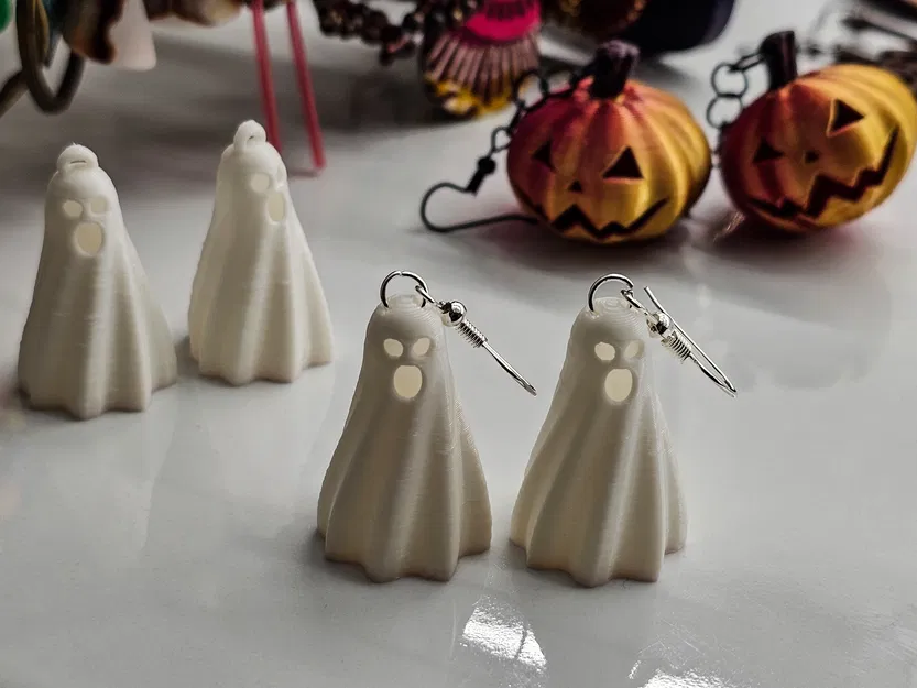 Bông Tai Ma Halloween 3D - Phụ Kiện Độc Đáo - Image 2