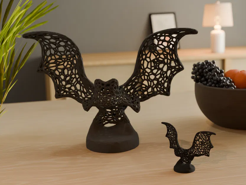 Voronoi Halloween Bat – Dơi Halloween hoạ tiết Voronoi - Image 1