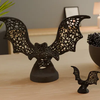 Voronoi Halloween Bat – Dơi Halloween hoạ tiết Voronoi