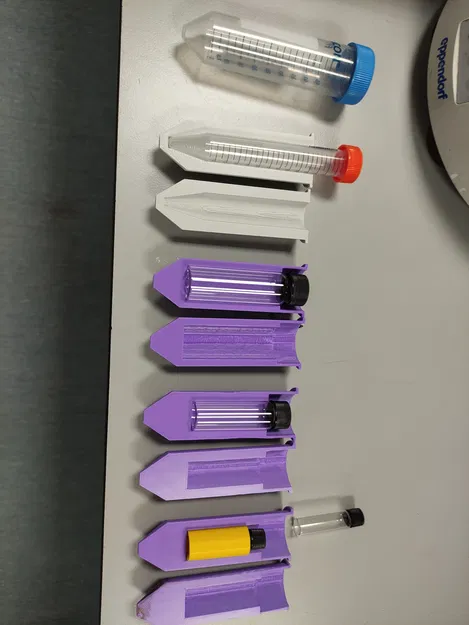 Adapter ly tâm: từ ống Falcon 50 mL sang ống Falcon 15 mL & nhiều lọ thủy tinh - Image 1