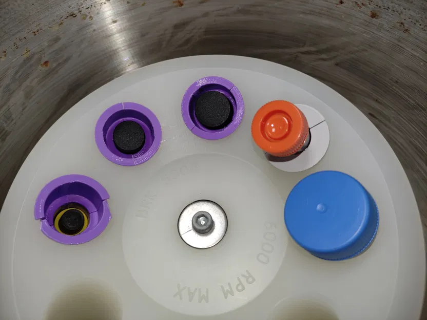 Adapter ly tâm: từ ống Falcon 50 mL sang ống Falcon 15 mL & nhiều lọ thủy tinh - Image 2