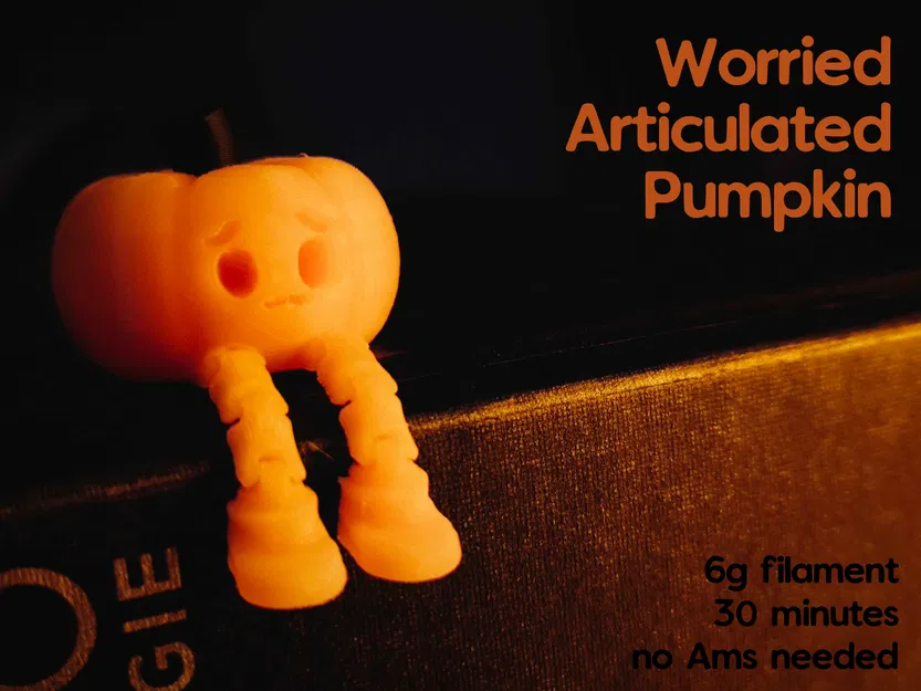 Bí Ngô Khớp Nối Lo Lắng (Worried Articulated Pumpkin) - Image 1