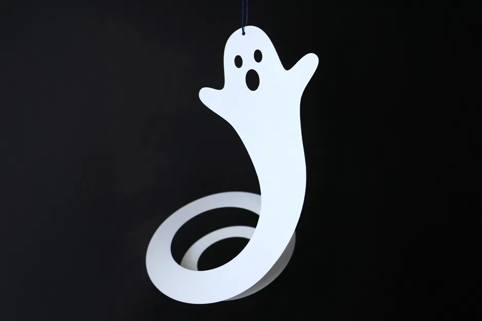 Ma Xoắn Ốc (Spiral Ghost) - Đồ trang trí Halloween - Image 1