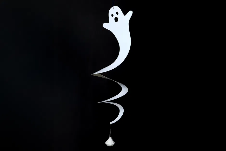 Ma Xoắn Ốc (Spiral Ghost) - Đồ trang trí Halloween - Image 2