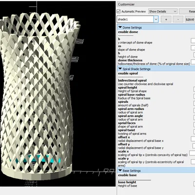 Công cụ Parametric Lampshade Tool