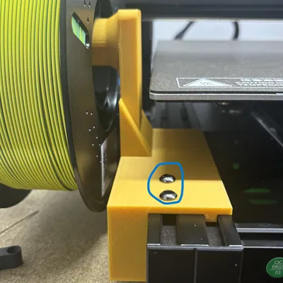 Dời Spool Kobra 2 Max tiết kiệm chỗ, cần ít phần cứng