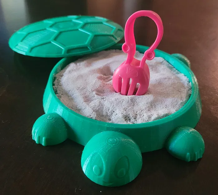 Hộp cát rùa để bàn (Desktop turtle sandbox) - Image 1